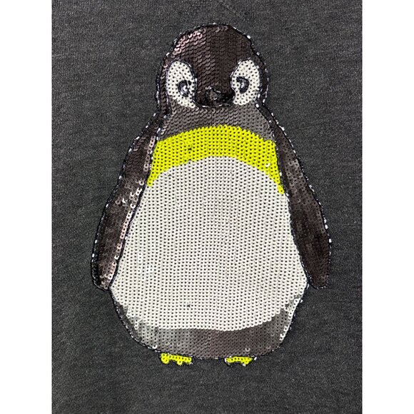 American Eagle Outfitters Sequin Beaded Penguin Sweatshirt XL - Picture 2 of 5